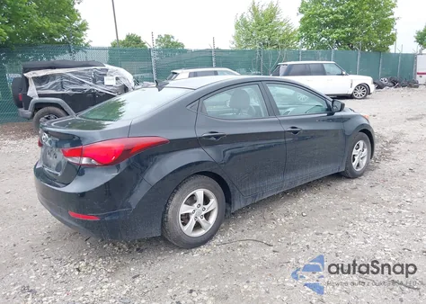2014 Hyundai Elantra Se z USA, uszkodzony, nr VIN 5NPDH4AE4EH536830